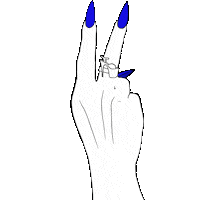 Peace Nails Sticker by Chicalet