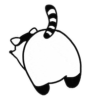 Raccoon Sticker