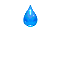 Water Dripping Sticker by Hunter