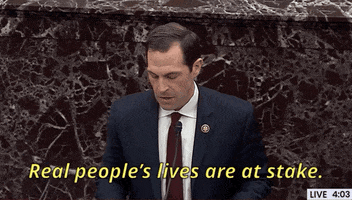 Senate Impeachment Trial GIF by GIPHY News