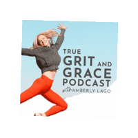 truegritandgrace true grit amberlylago amberly lago true grit and grace Sticker