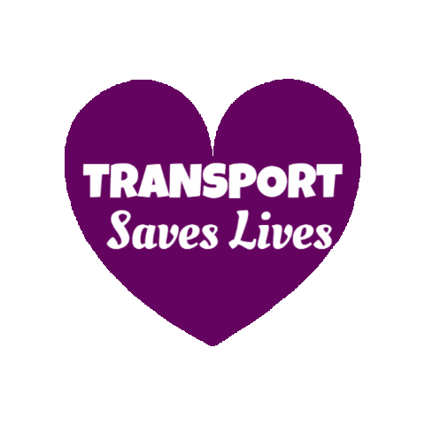 fosterbubbies heart transport purple heart save a life Sticker