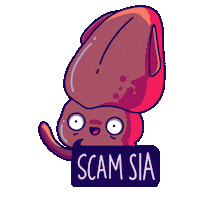 Scam Sia Sticker by The Simple Sum