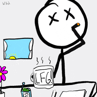 Happy Coffee GIF by Stoner Stick People