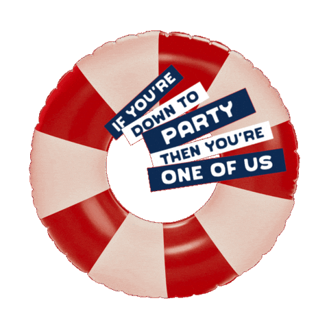 JosieSal pool party pool floatie josie sal redneck weekend Sticker