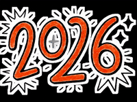 Celebrate New Year GIF by The3Flamingos