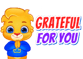 Good Vibes Thank You Sticker by Lucas and Friends by RV AppStudios