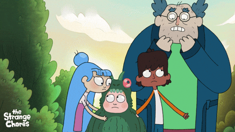 Cartoon Spooky Hug Friends GIF by Ludo Studio