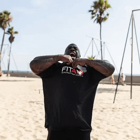 FITAID giphyupload beach workout gym GIF