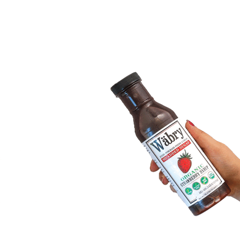 wabrysyrup strawberry syrup no added sugar wabry GIF