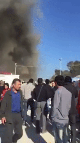 Smoke Rises Over Lesvos Reception Center as Migrants Protest