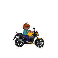 Illustration Driving Sticker