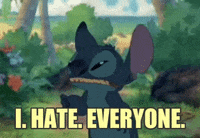 i hate everyone GIF