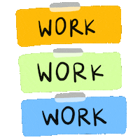 Tired Work Out Sticker by Demic