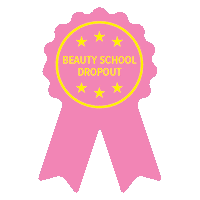 boldfacedgoods pretty girly award dropout Sticker