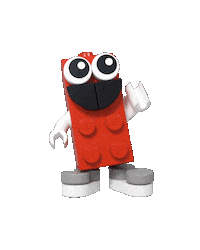 3D Toy Sticker by LEGO