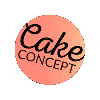 Logo Cake Sticker by Caroline Schwanbeck
