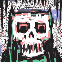 Glitching Red Eyes GIF