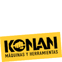 konanmyh herramientas konan maquinas konanmyh Sticker