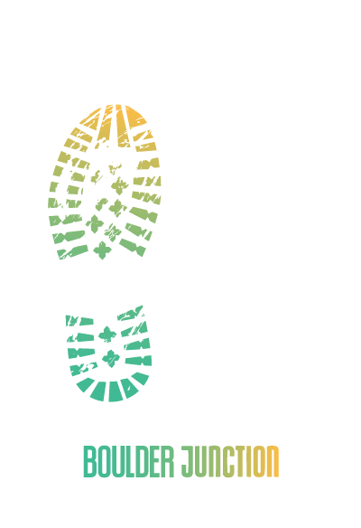 Walking Hiking Sticker by Boulder Junction