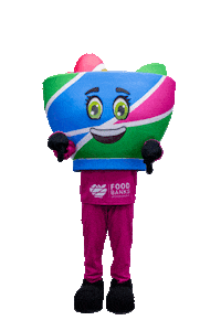 Pointing Down Food Bank Sticker by Food Banks Mississauga