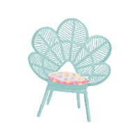 dhefloriano design home casa chair Sticker