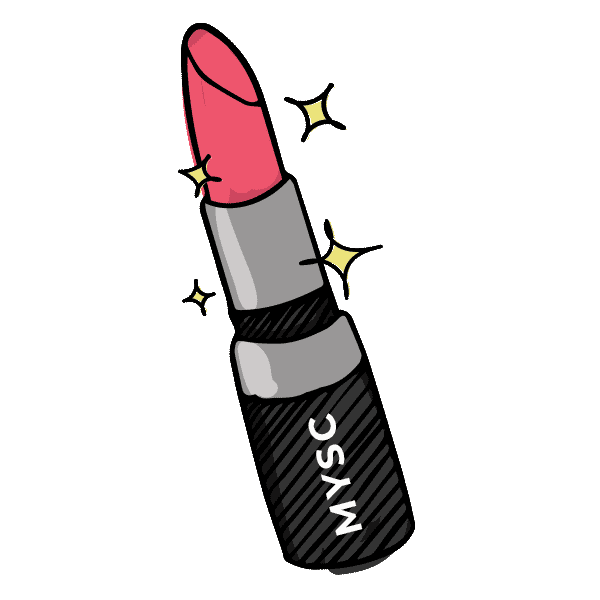 Lipstick Sticker by MYSC