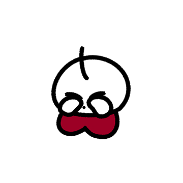 giphyupload cherry 귀여운 체리 풀또기 Sticker