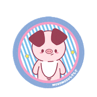 Illustration Bunny Sticker by MOZOMOZO もぞもぞ