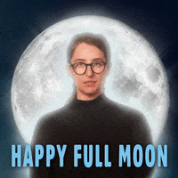 Full Moon GIF by GIPHY Studios 2022