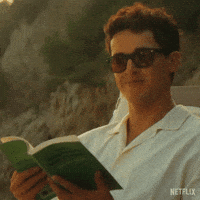 Nodding Book Cover GIF by NETFLIX