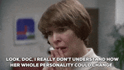 the exorcist look doc i really dont understand how her whole personality could change GIF