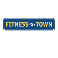 Lifting Weights Logo Sticker by Fitness Town