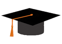 Graduation Cap Sticker by Buffalo State College