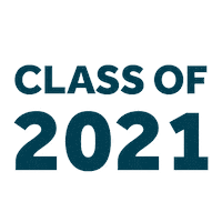 Graduation Class Of 2021 Sticker by Plymouth Marjon University