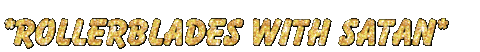 gold satan Sticker by AnimatedText