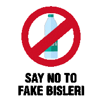 BisleriWater water bottle original safe Sticker