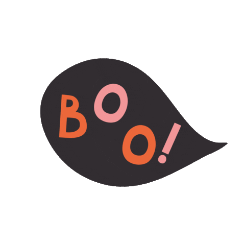 happygoluckydesign halloween boo zoe wodarz happy go lucky Sticker