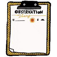 Diary Clip Board Sticker