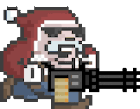 Game Christmas Sticker