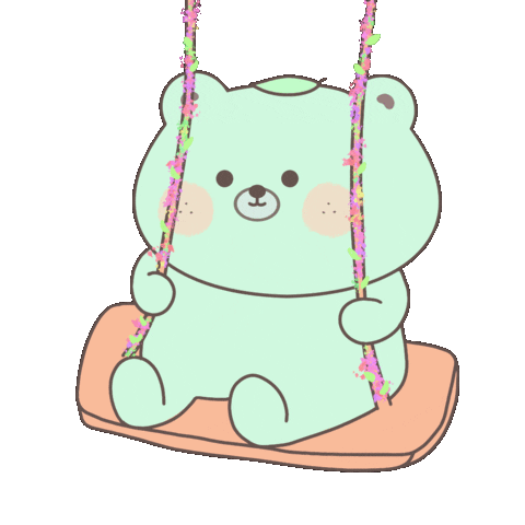 mintchobear happy mood like good Sticker