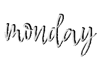thehippiehacker monday doodle pencil handlettering Sticker
