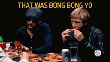 paul banks hot ones GIF by First We Feast: Hot Ones