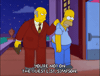 Grabbing Season 13 GIF by The Simpsons