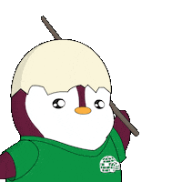 Fight No Sticker by Pudgy Penguins