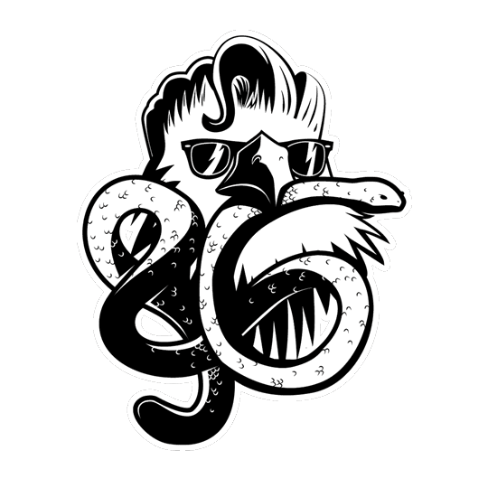 Skateboard Penny Sticker by Rocky Billy