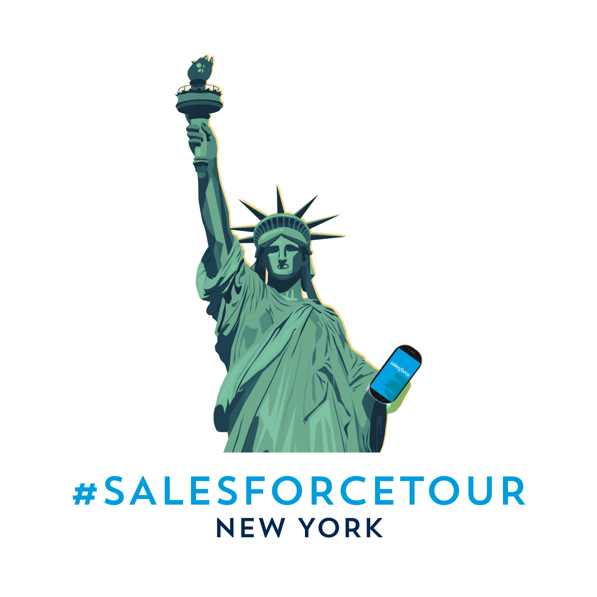 New York World Sticker by Dreamforce & Salesforce Events