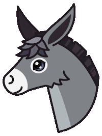 evangelinekingborn donkey evygifs cutedonkey ssodonkeyswanted Sticker
