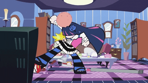 FoxtortUniformKiloCharlie giphyupload panty-and-stocking GIF