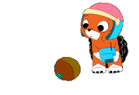 Animation Ball Sticker by KlompKids